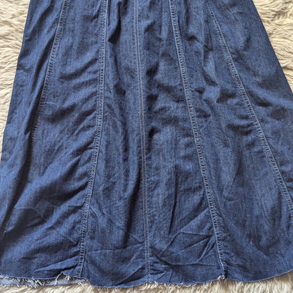 NWT Reformation Amory Denim Midi Dress - Picture 4 of 14